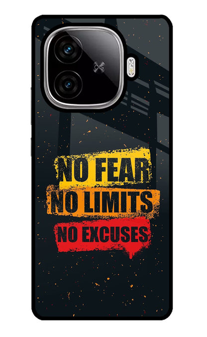 No Fear No Limits No Excuse iQOO Neo 10R 5G Back Cover