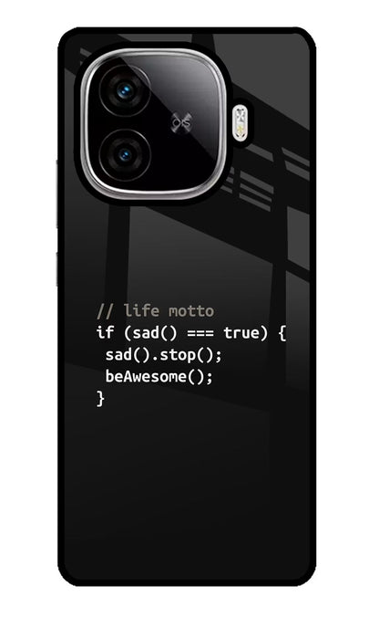 Life Motto Code iQOO Neo 10R 5G Back Cover