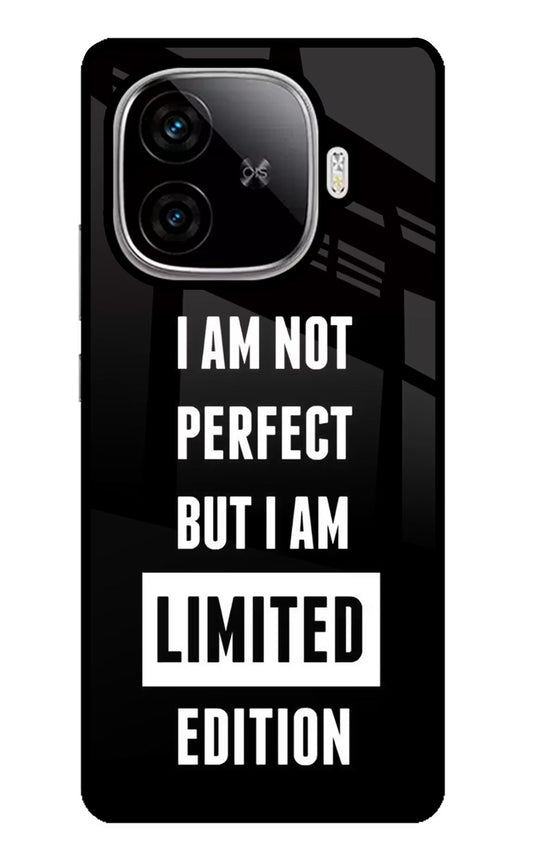I Am Not Perfect But I Am Limited Edition iQOO Neo 10R 5G Glass Case