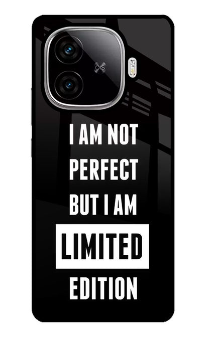 I Am Not Perfect But I Am Limited Edition iQOO Neo 10R 5G Back Cover