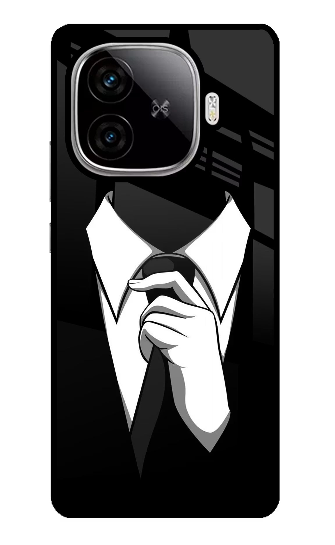 Black Tie iQOO Neo 10R 5G Glass Case