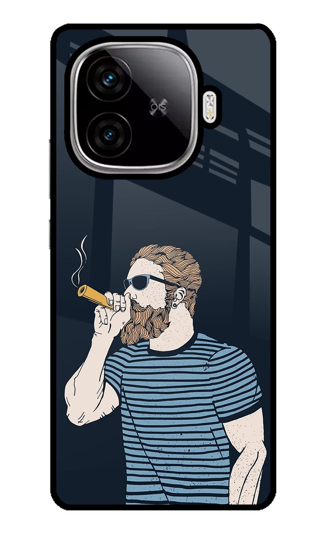 Smoking iQOO Neo 10R 5G Glass Case