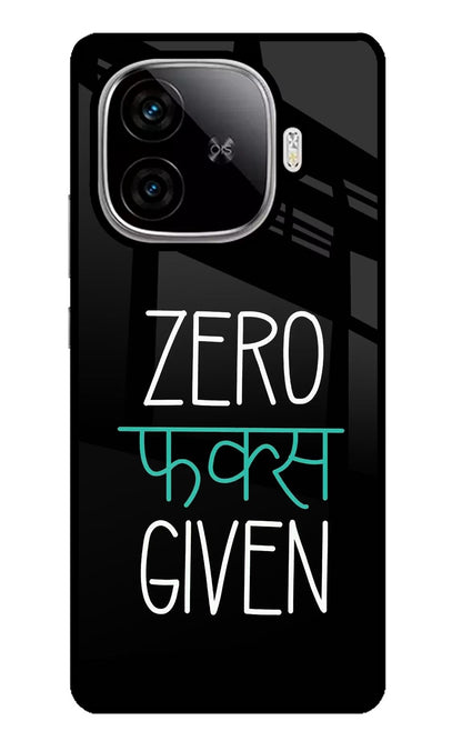 Zero Fucks Given iQOO Neo 10R 5G Back Cover