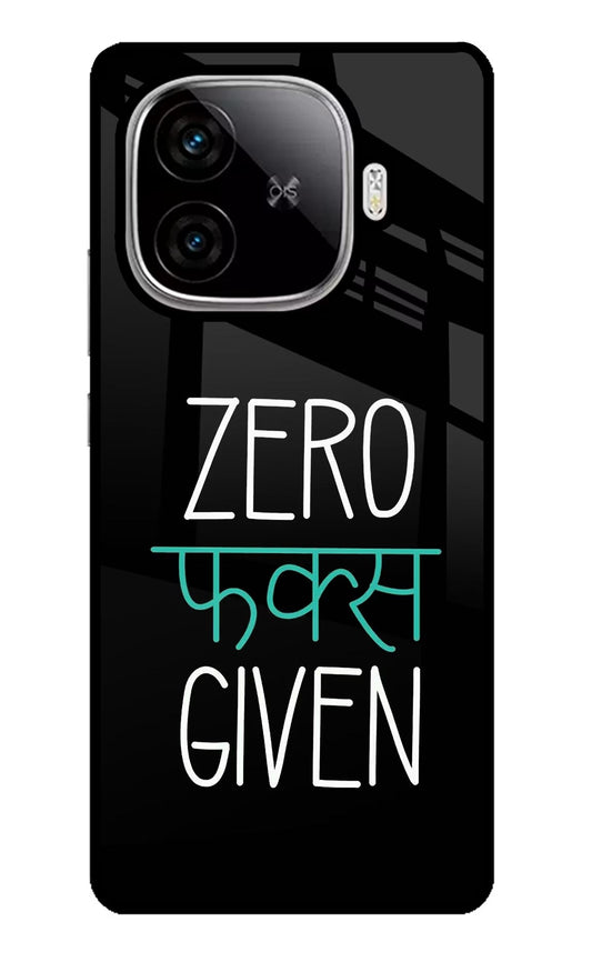 Zero Fucks Given iQOO Neo 10R 5G Back Cover
