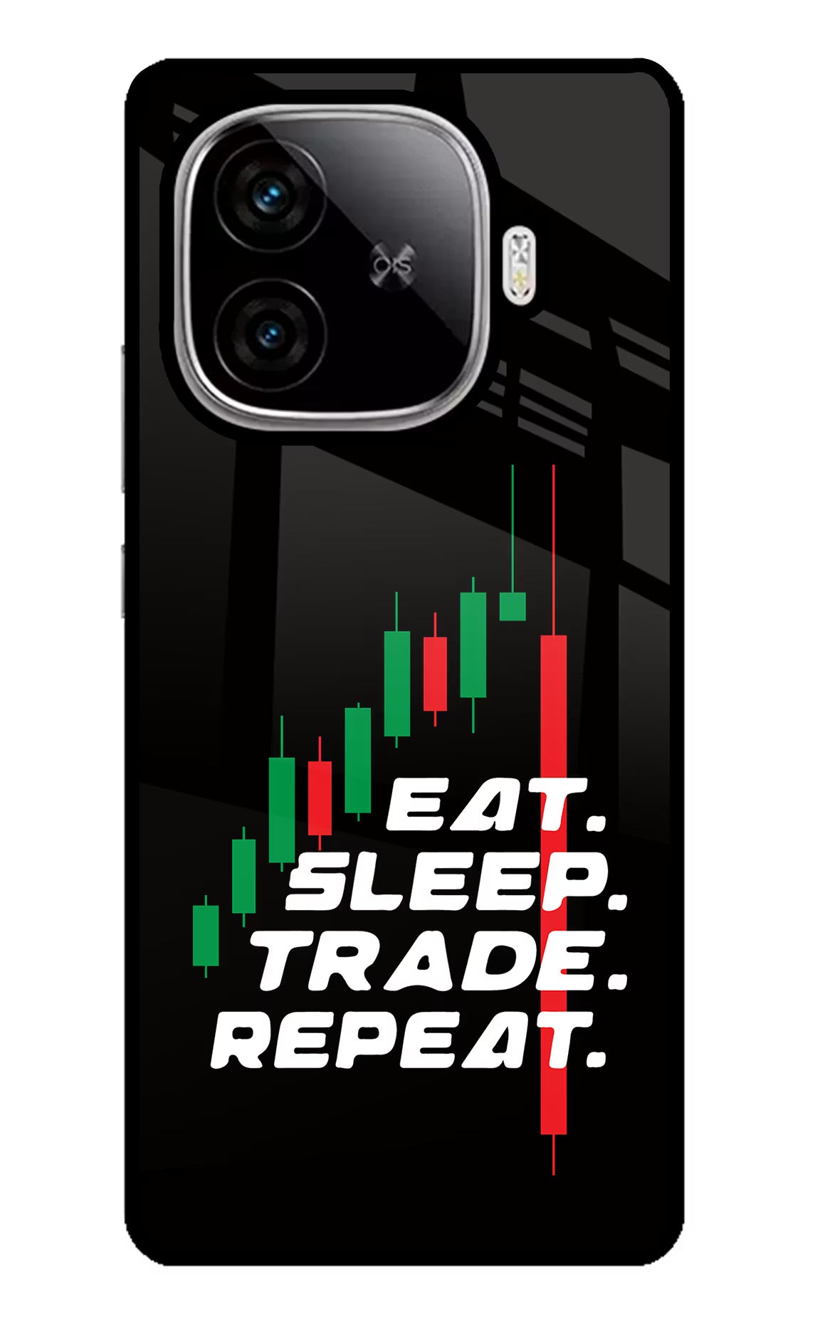 Eat Sleep Trade Repeat iQOO Neo 10R 5G Back Cover