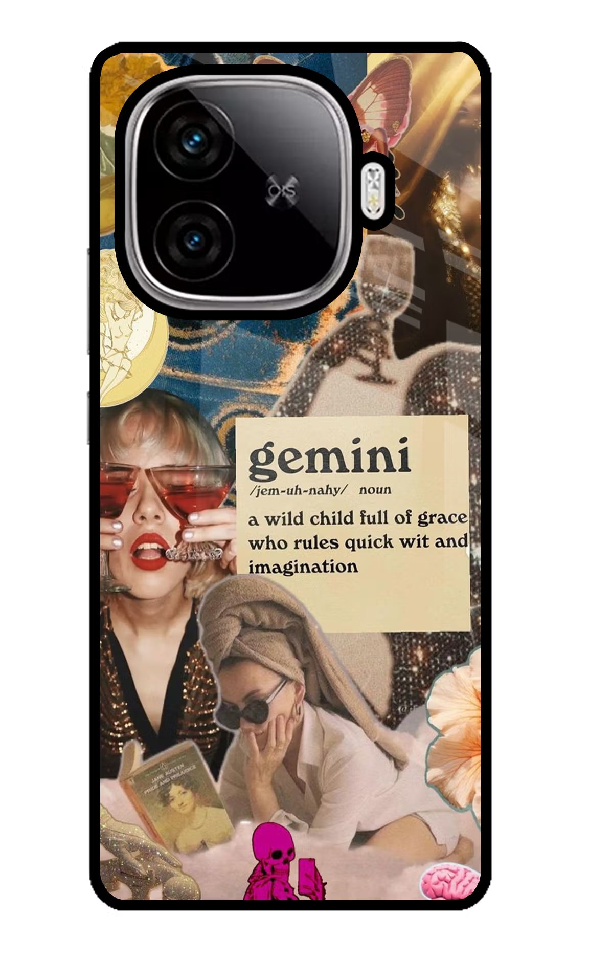 Gemini Zodiac iQOO Neo 10R 5G Glass Case