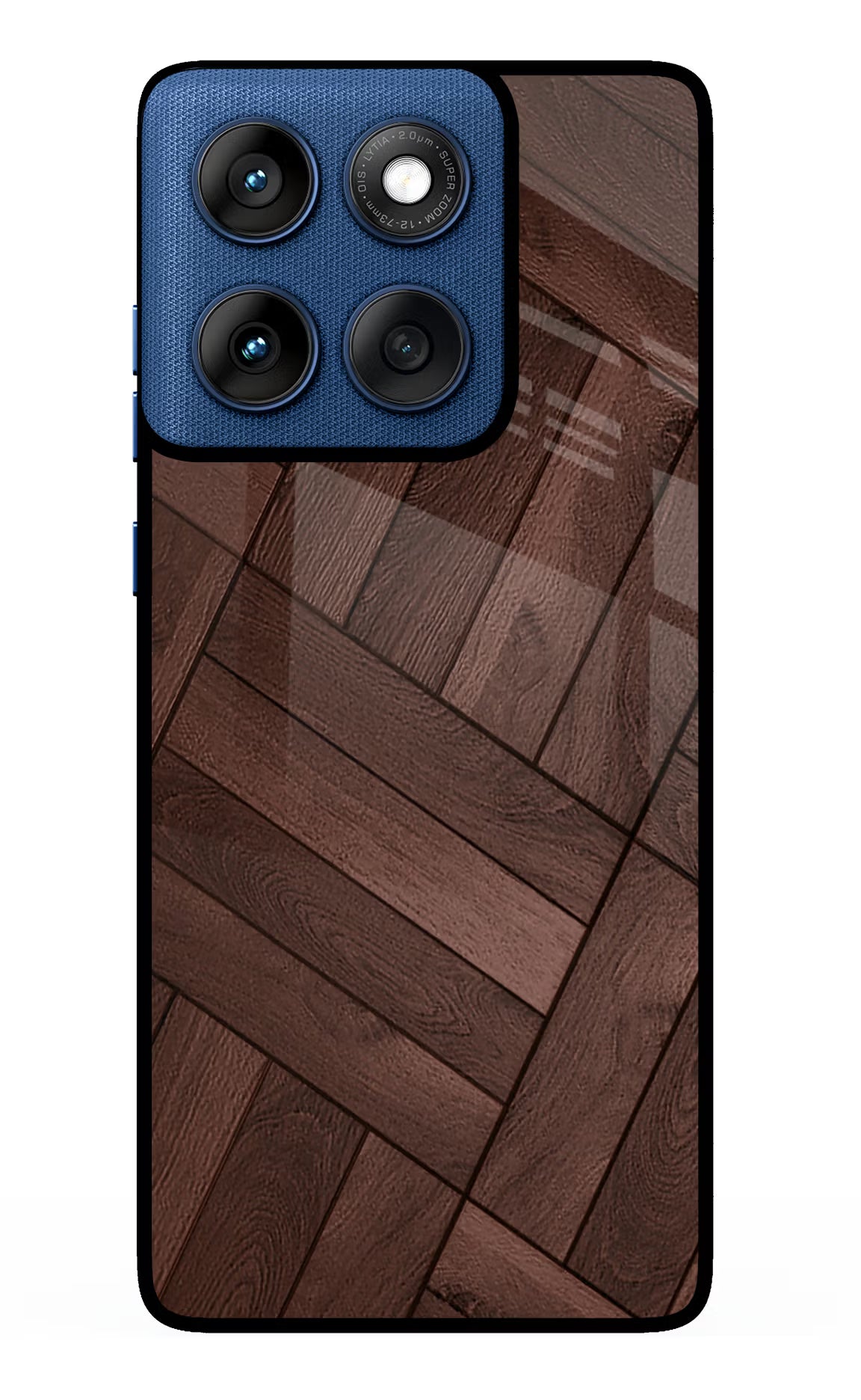 Wooden Texture Design Moto Edge 60 Back Cover