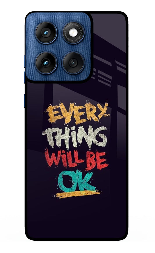 Everything Will Be Ok Moto Edge 60 Back Cover
