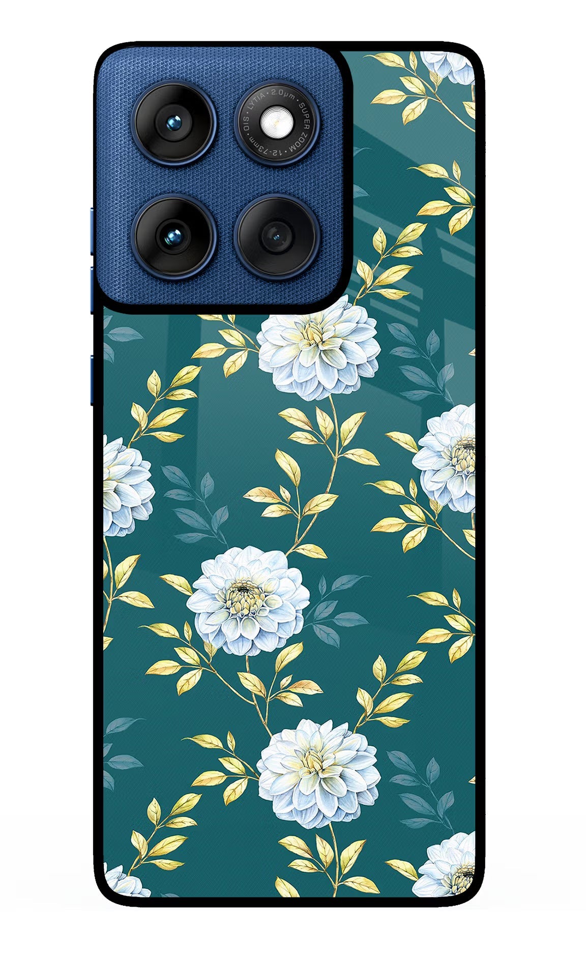 Flowers Moto Edge 60 Back Cover