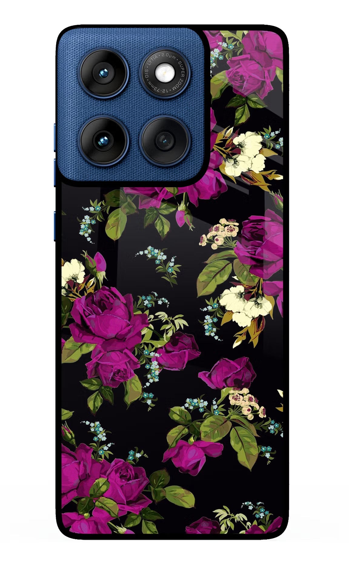 Flowers Moto Edge 60 Glass Case