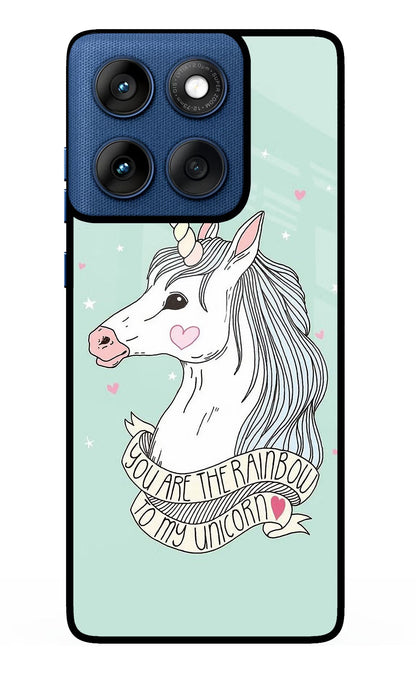 Unicorn Wallpaper Moto Edge 60 Back Cover