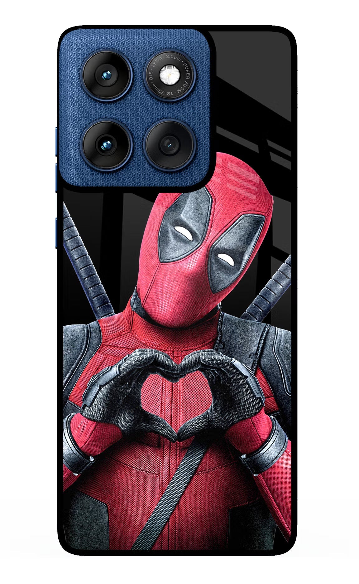 Deadpool Moto Edge 60 Glass Case