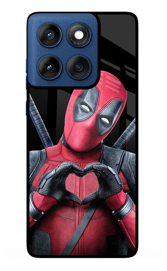 Deadpool Moto Edge 60 Glass Case