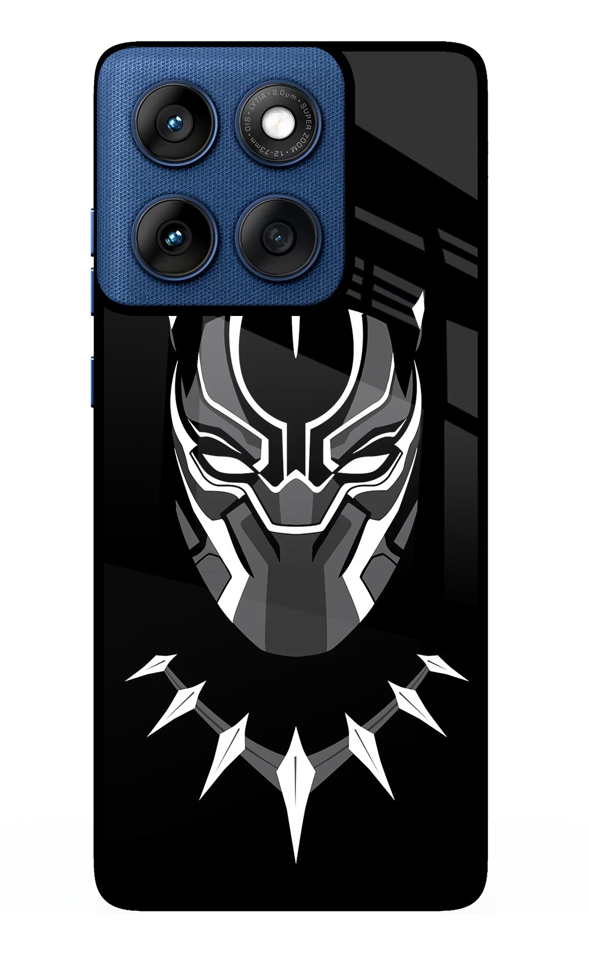 Black Panther Moto Edge 60 Glass Case