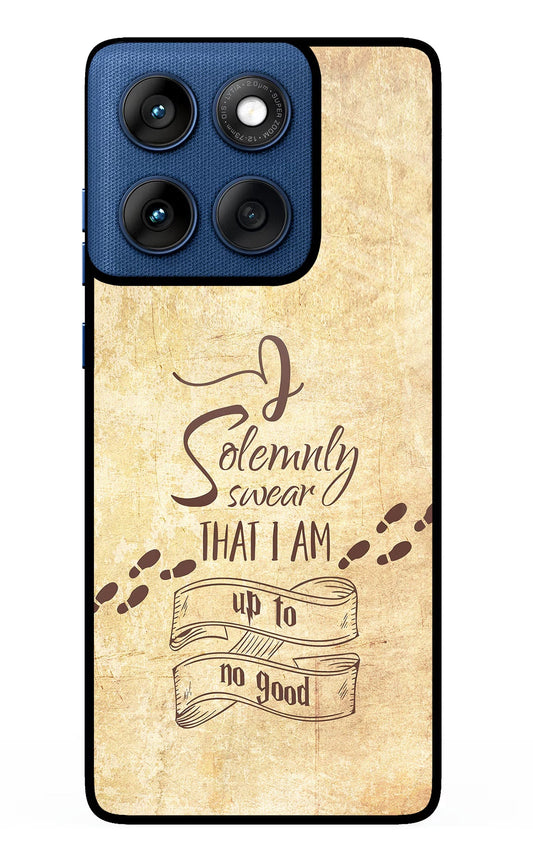 I Solemnly swear that i up to no good Moto Edge 60 Glass Case