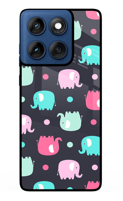 Elephants Moto Edge 60 Back Cover