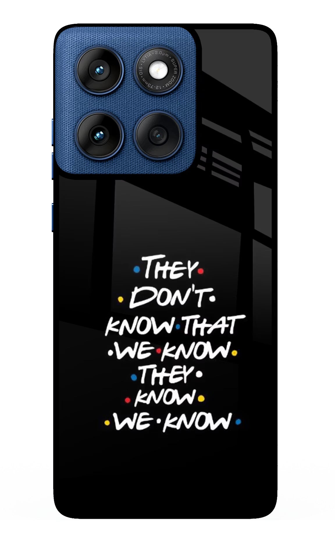 FRIENDS Dialogue Moto Edge 60 Back Cover