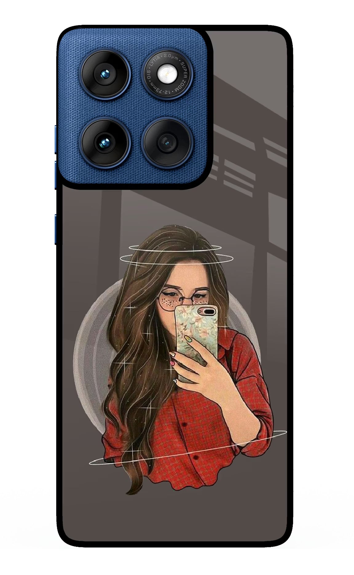 Selfie Queen Moto Edge 60 Glass Case