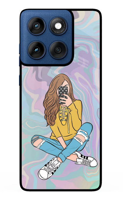 Selfie Girl Moto Edge 60 Back Cover