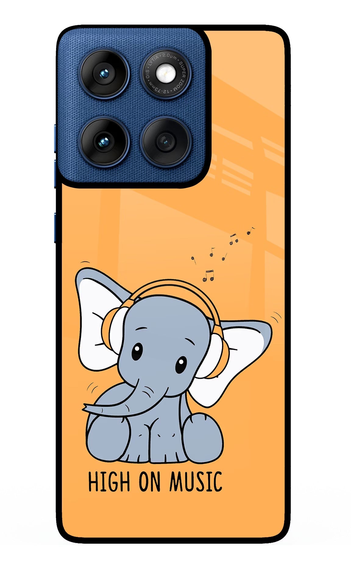 High On Music Moto Edge 60 Glass Case