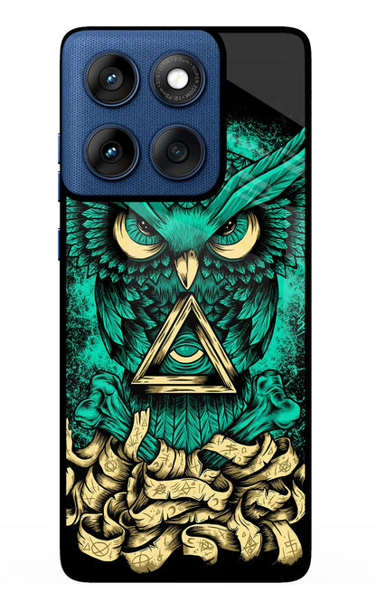 Green Owl Moto Edge 60 Back Cover