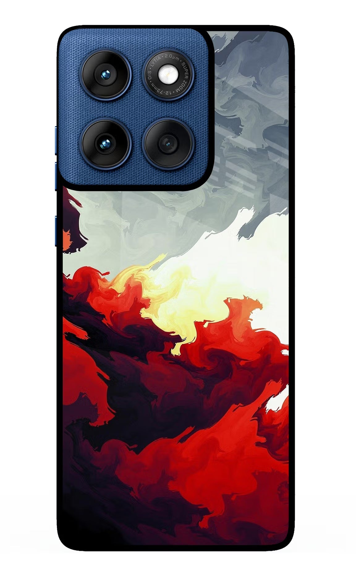 Fire Cloud Moto Edge 60 Back Cover