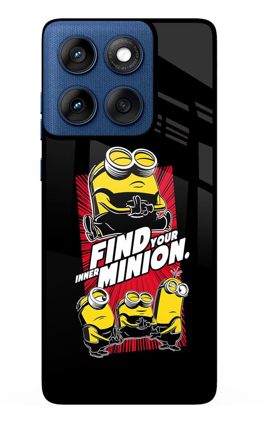 Find your inner Minion Moto Edge 60 Back Cover
