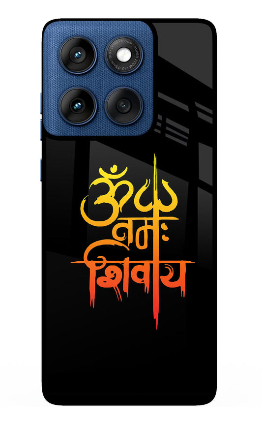 Om Namah Shivay Moto Edge 60 Back Cover
