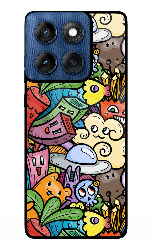 Veggie Doodle Moto Edge 60 Back Cover