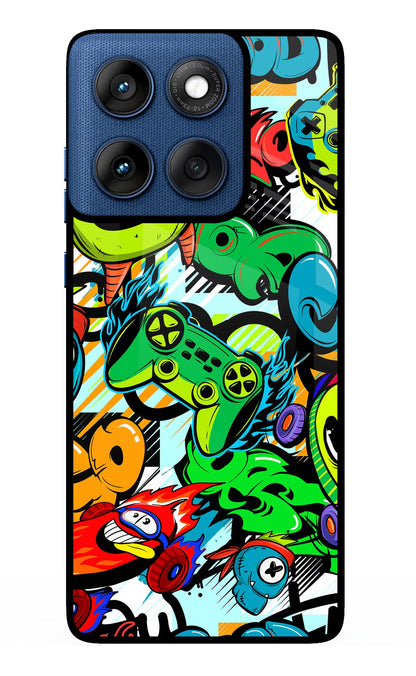 Game Doodle Moto Edge 60 Back Cover