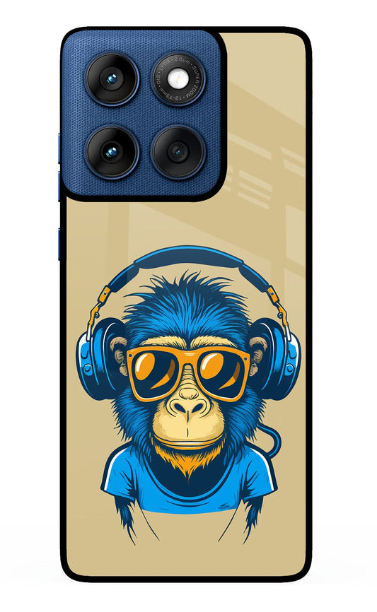 Monkey Headphone Moto Edge 60 Back Cover