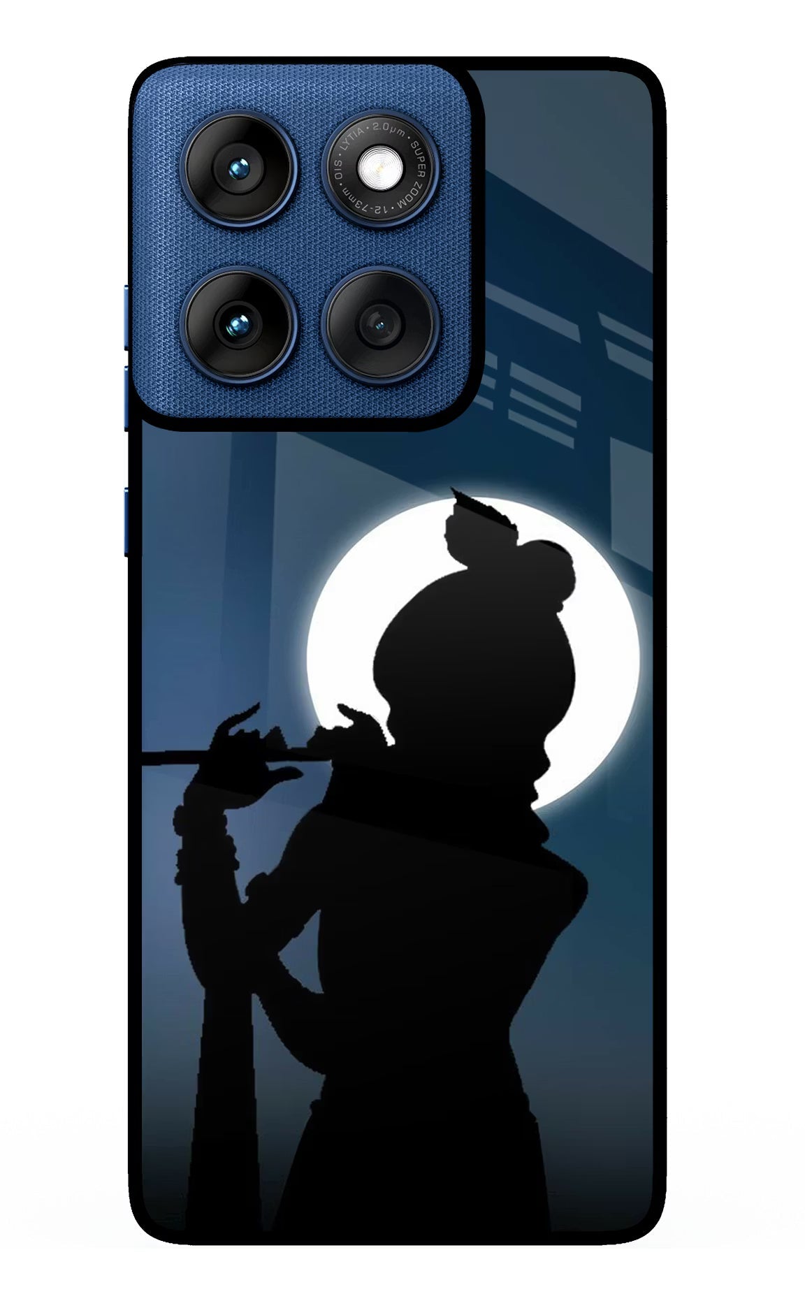 Shri Krishna Silhouette Moto Edge 60 Back Cover