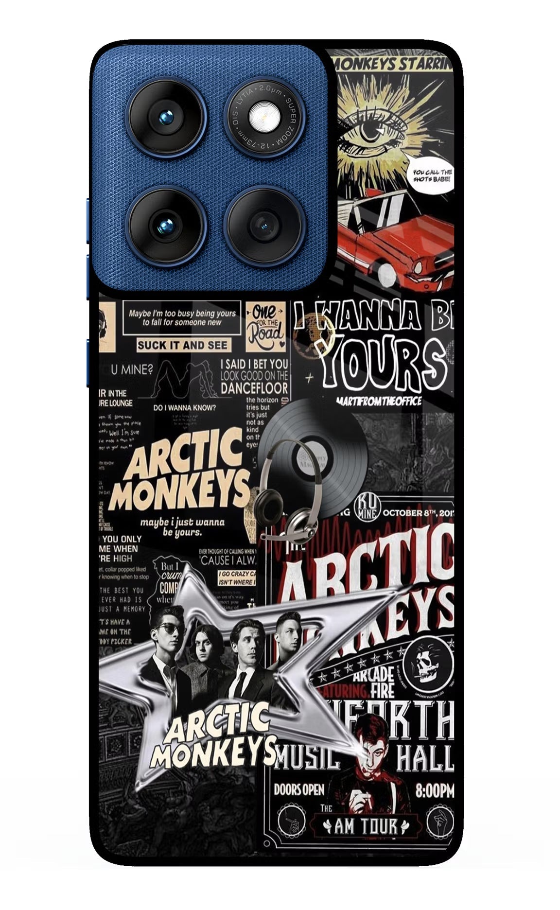 Arctic Monkeys Moto Edge 60 Glass Case