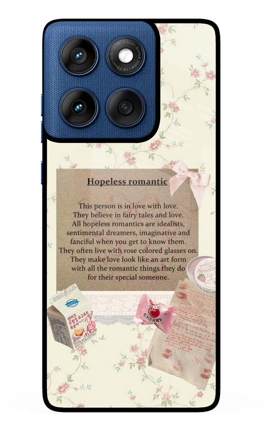 Hopeless Romantic Moto Edge 60 Back Cover