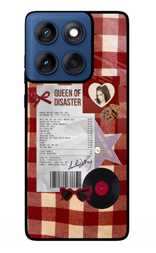 Queen of Disaster Moto Edge 60 Back Cover