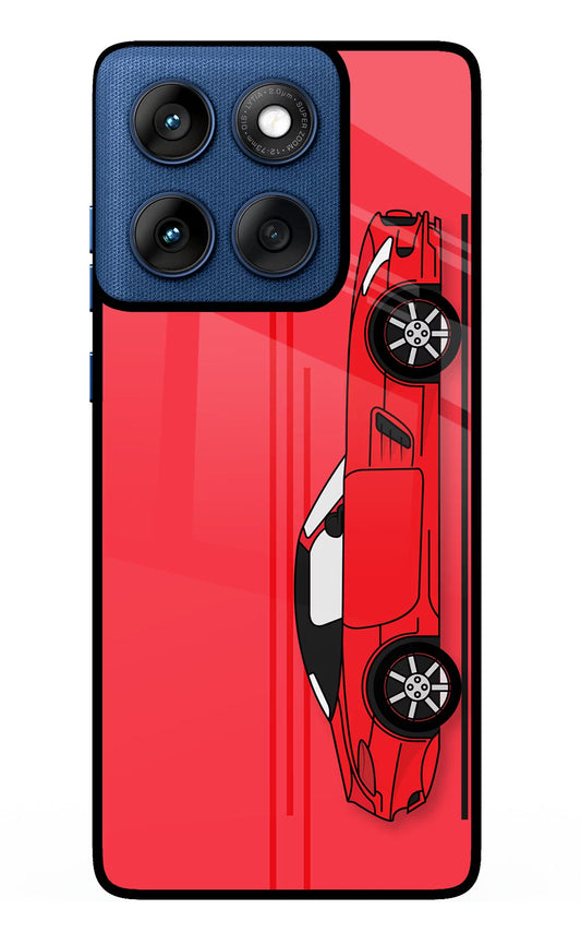 Red Velocity Moto Edge 60 Back Cover