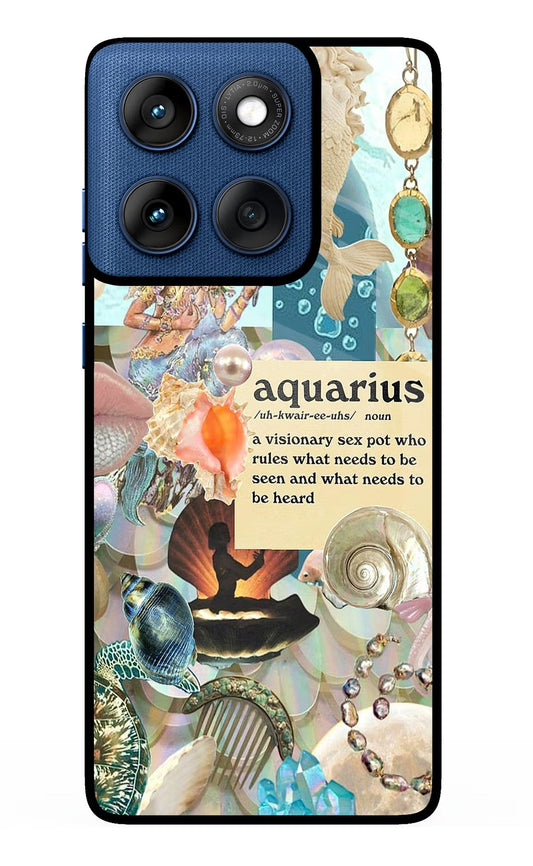 Aquarius Zodiac Moto Edge 60 Back Cover