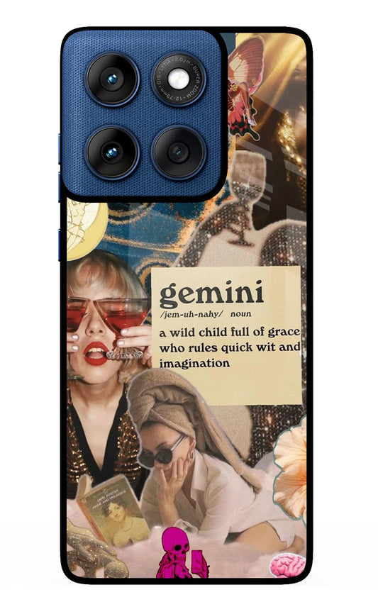 Gemini Zodiac Moto Edge 60 Back Cover