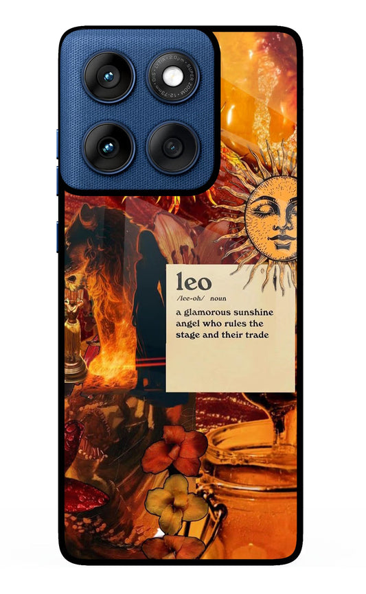 Leo Zodiac Moto Edge 60 Back Cover