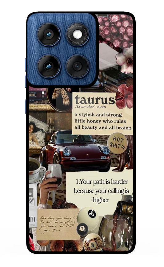 Taurus Zodiac Moto Edge 60 Back Cover
