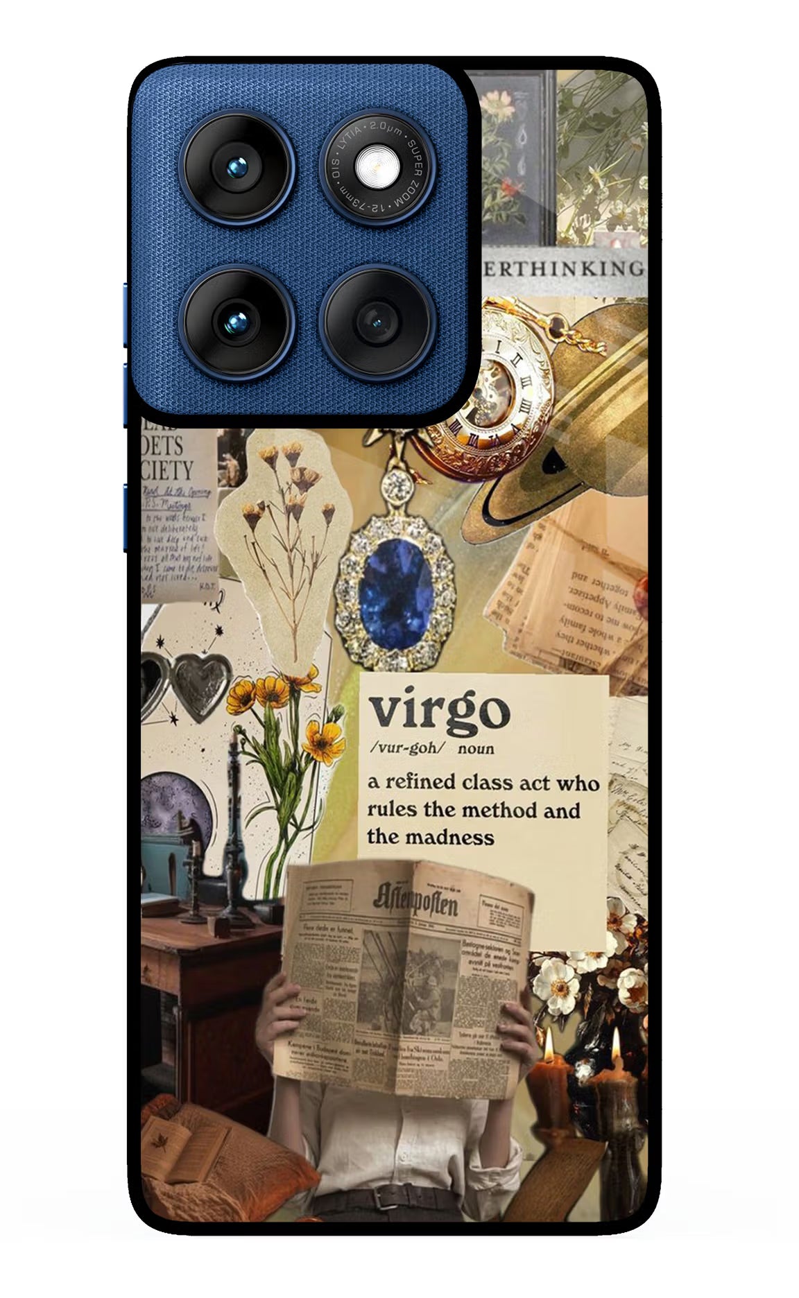 Virgo Zodiac Moto Edge 60 Back Cover