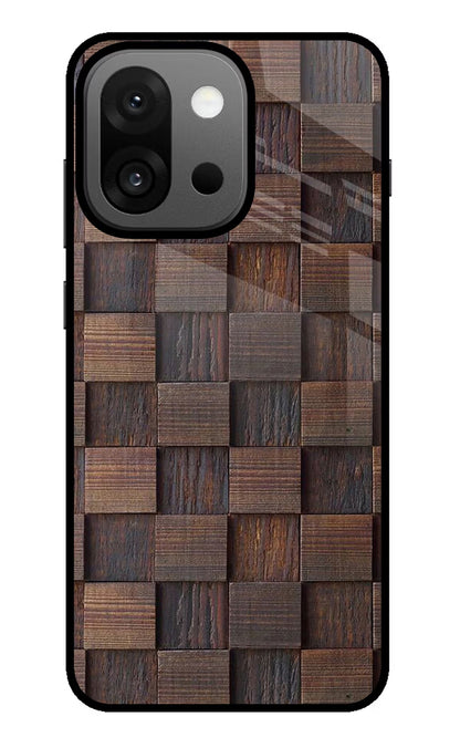 Wooden Cube Design OnePlus 13s Back Cover