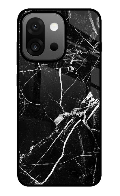 Black Marble Pattern OnePlus 13s Back Cover