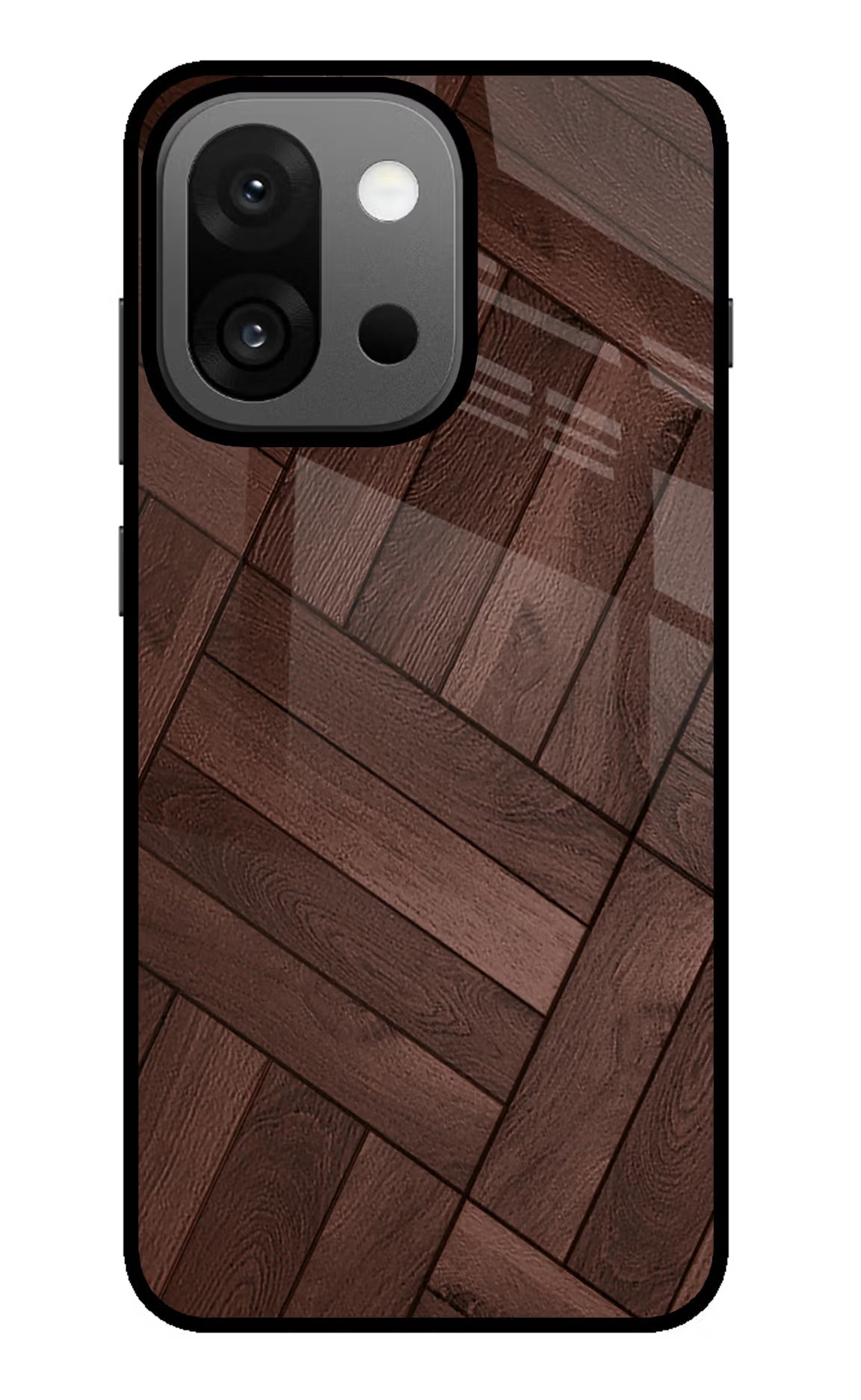 Wooden Texture Design OnePlus 13s Back Cover