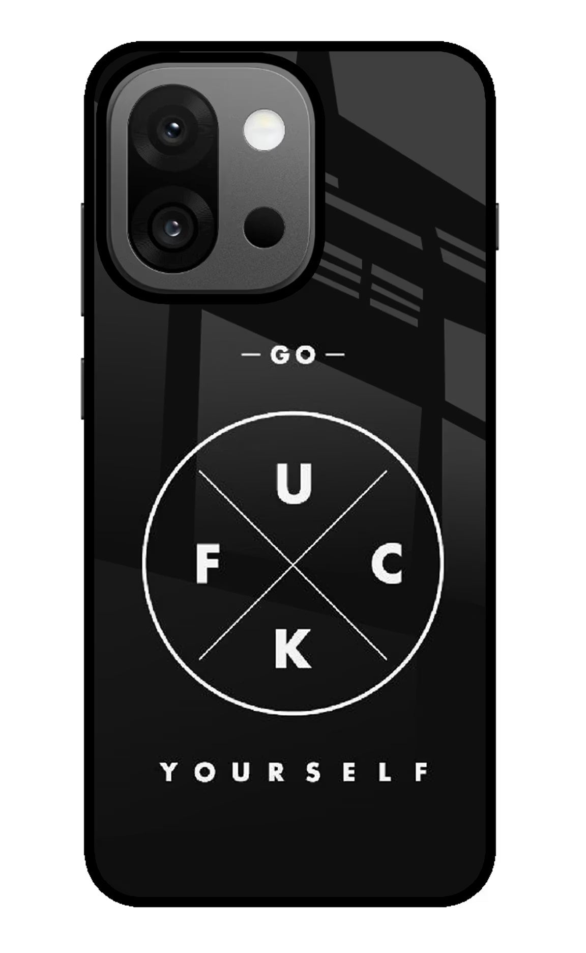 Go Fuck Yourself OnePlus 13s Glass Case