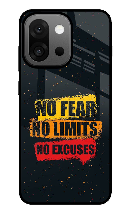No Fear No Limits No Excuse OnePlus 13s Glass Case
