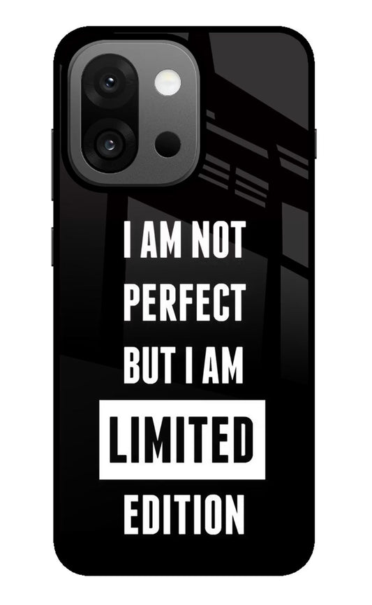 I Am Not Perfect But I Am Limited Edition OnePlus 13s Glass Case