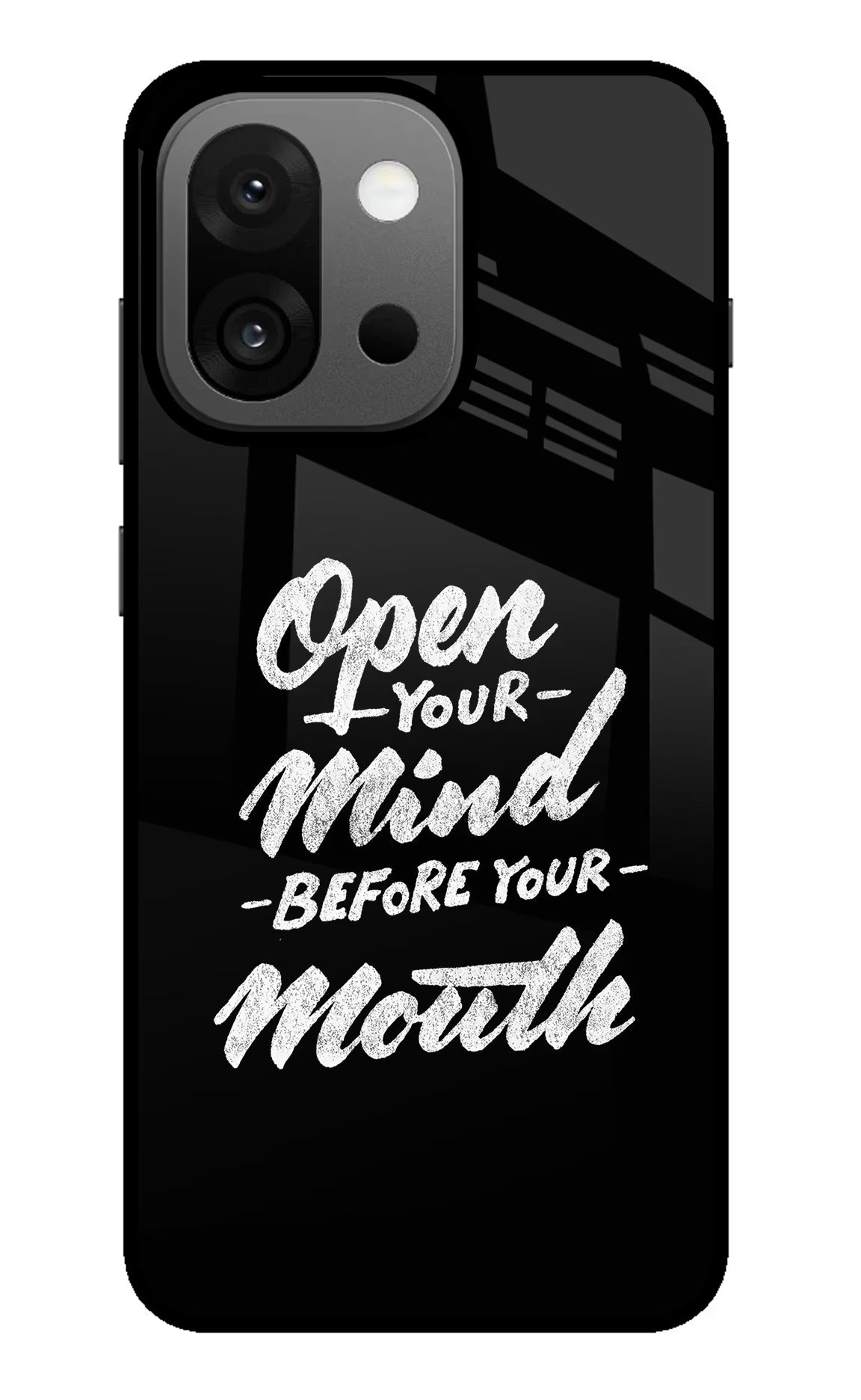 Open Your Mind Before Your Mouth OnePlus 13s Back Cover