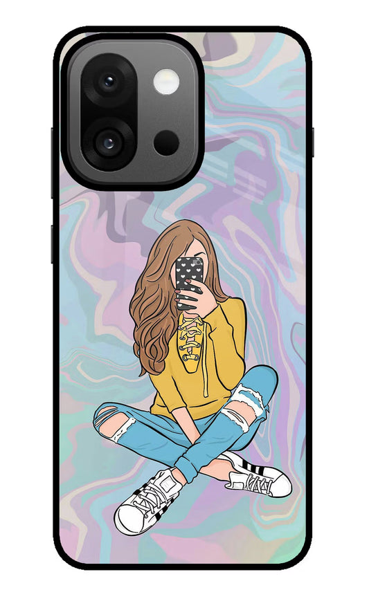 Selfie Girl OnePlus 13s Back Cover