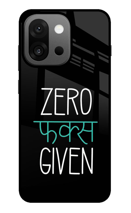 Zero Fucks Given OnePlus 13s Glass Case